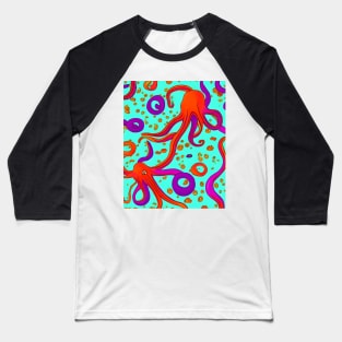 Octopus Baseball T-Shirt